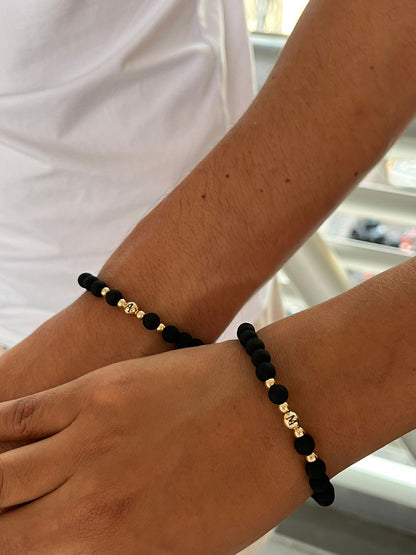Pulseras personalizadas con neopreno y balines, 4mm y 6mm