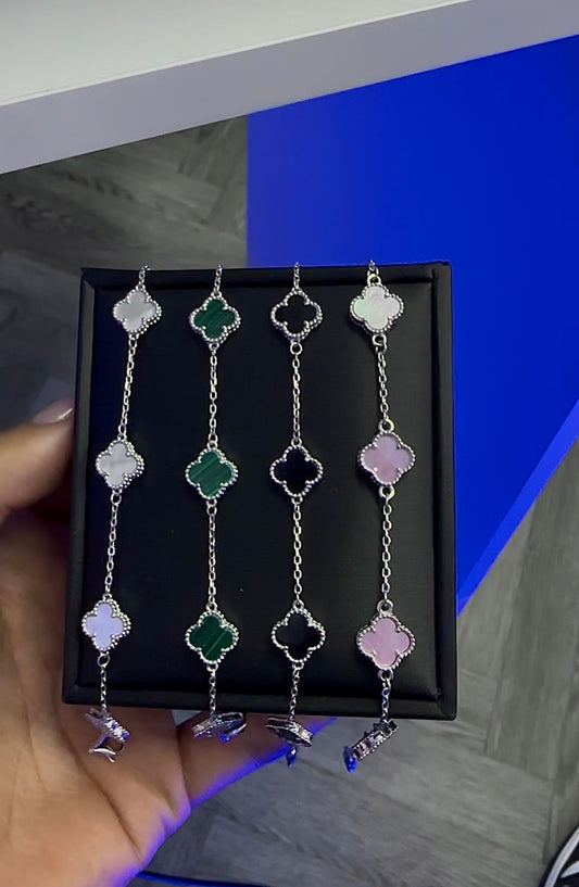 Pulsera van Cleef en plata ley 925