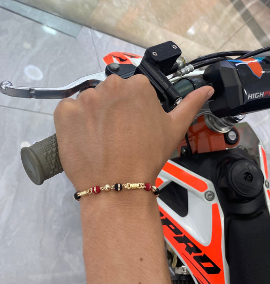 Pulsera rústica con neopreno